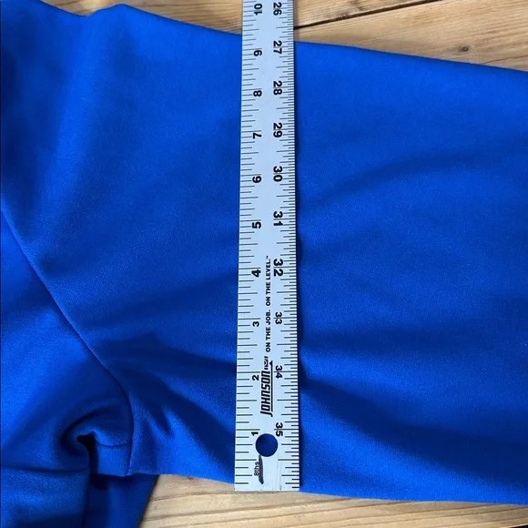 Calvin Klein Women’s Ruffled Blue Blazer Plus Size - Picture 7 of 8